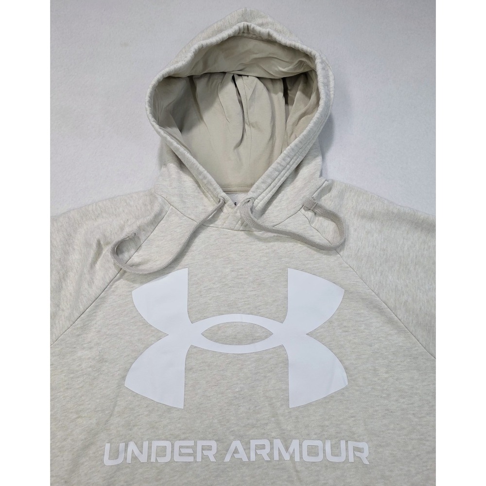 Under Armour Pullover Hoodie Mens LT Tall Rare Beige Sweatshirt LIMITED USE